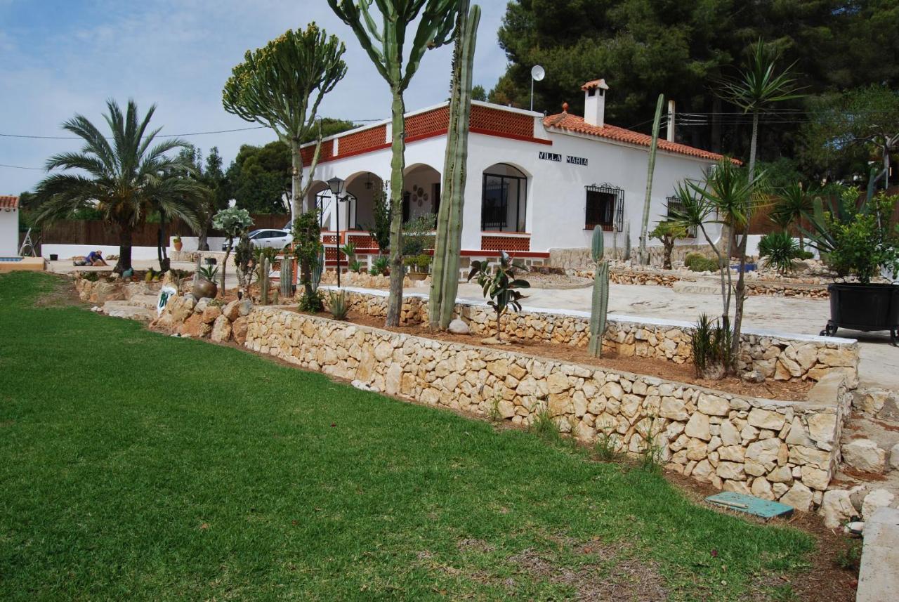 Villa Maria Beach Villa Moraira Exterior foto